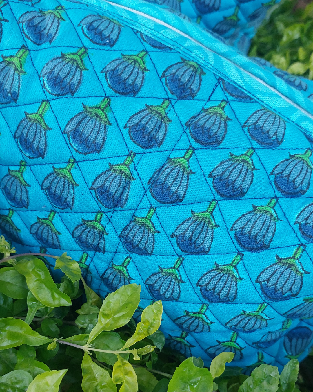 Blue Lotus Utility Pouch Set of 3
