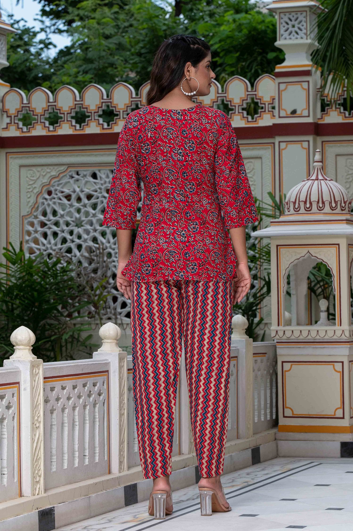 Red Hazelwood Loungewear set 3