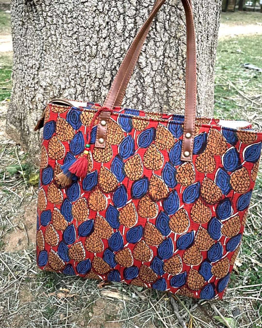 Bagru Print Tote Bag