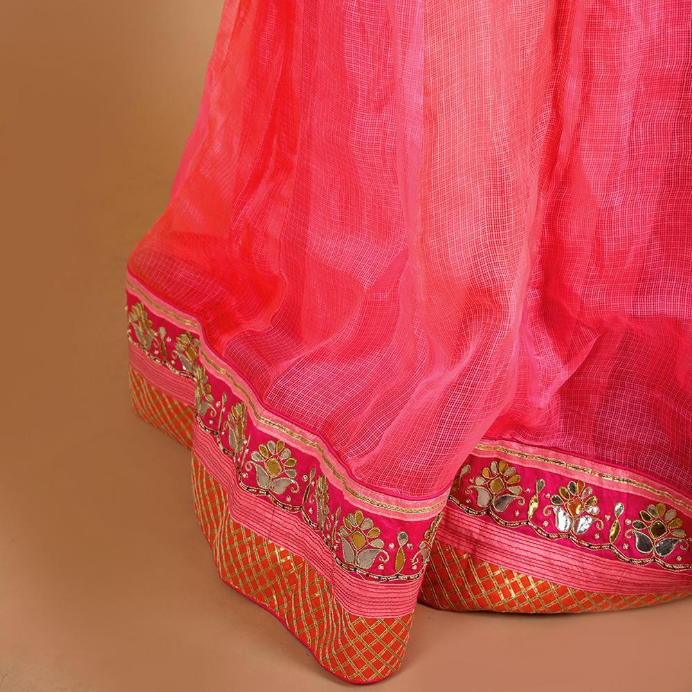 Kota Silk Lehnga with Gota Work Border (299078615080)