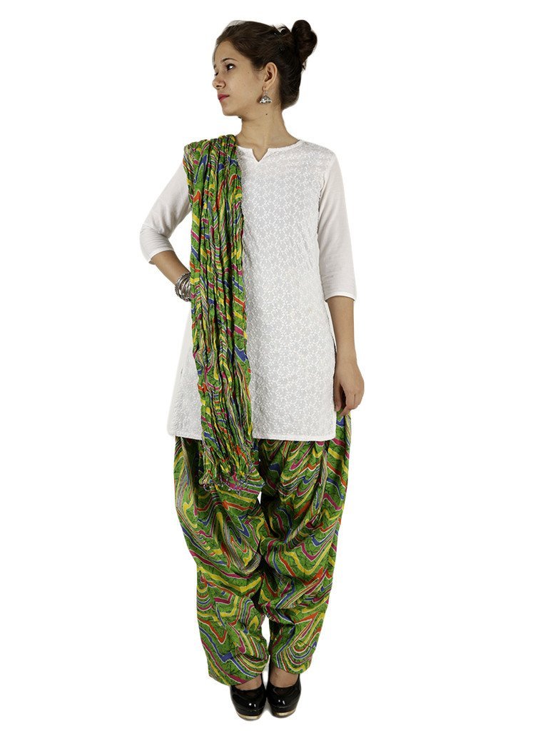 Cotton Salwar with Dupatta Leheriya (6645345473)