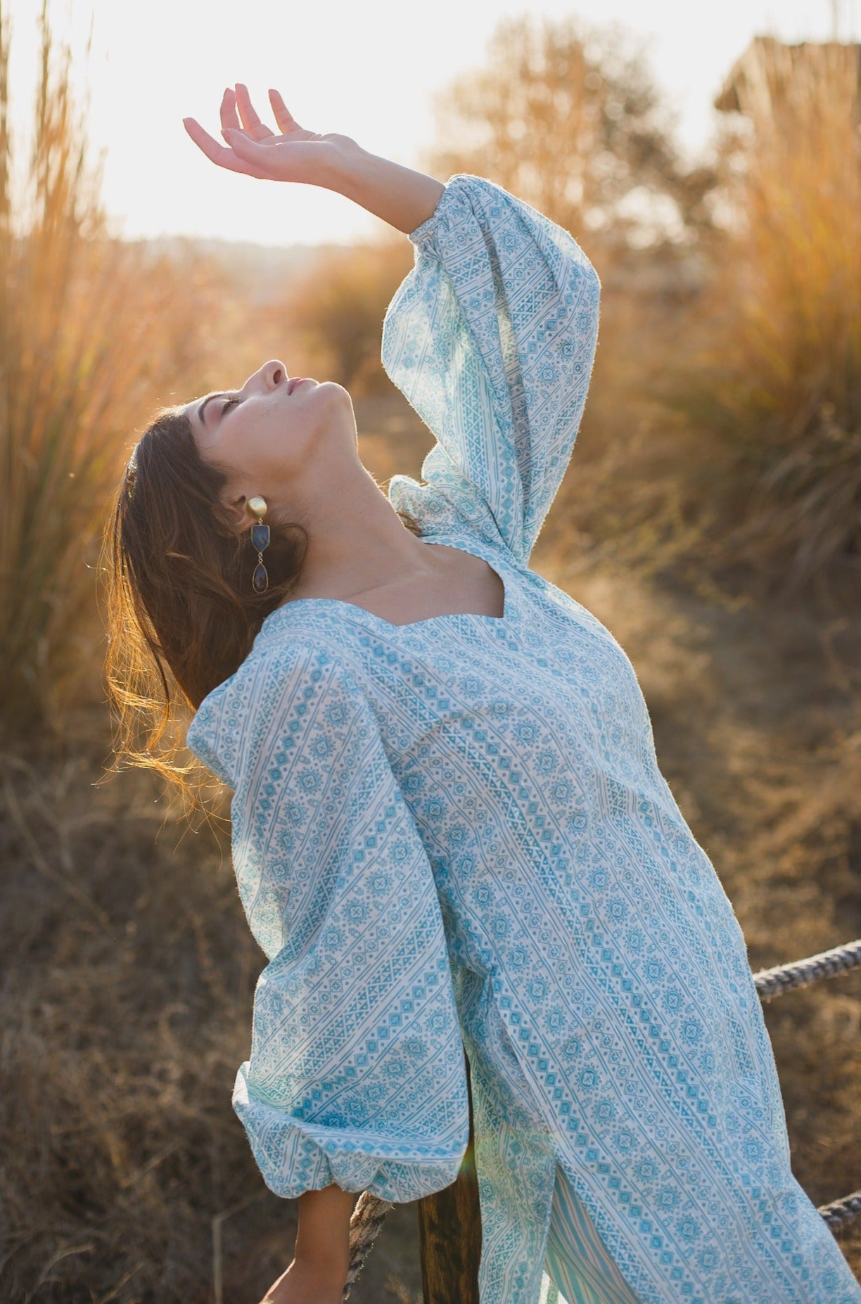 Shimmer Lurex Cotton Kurta Pant Set