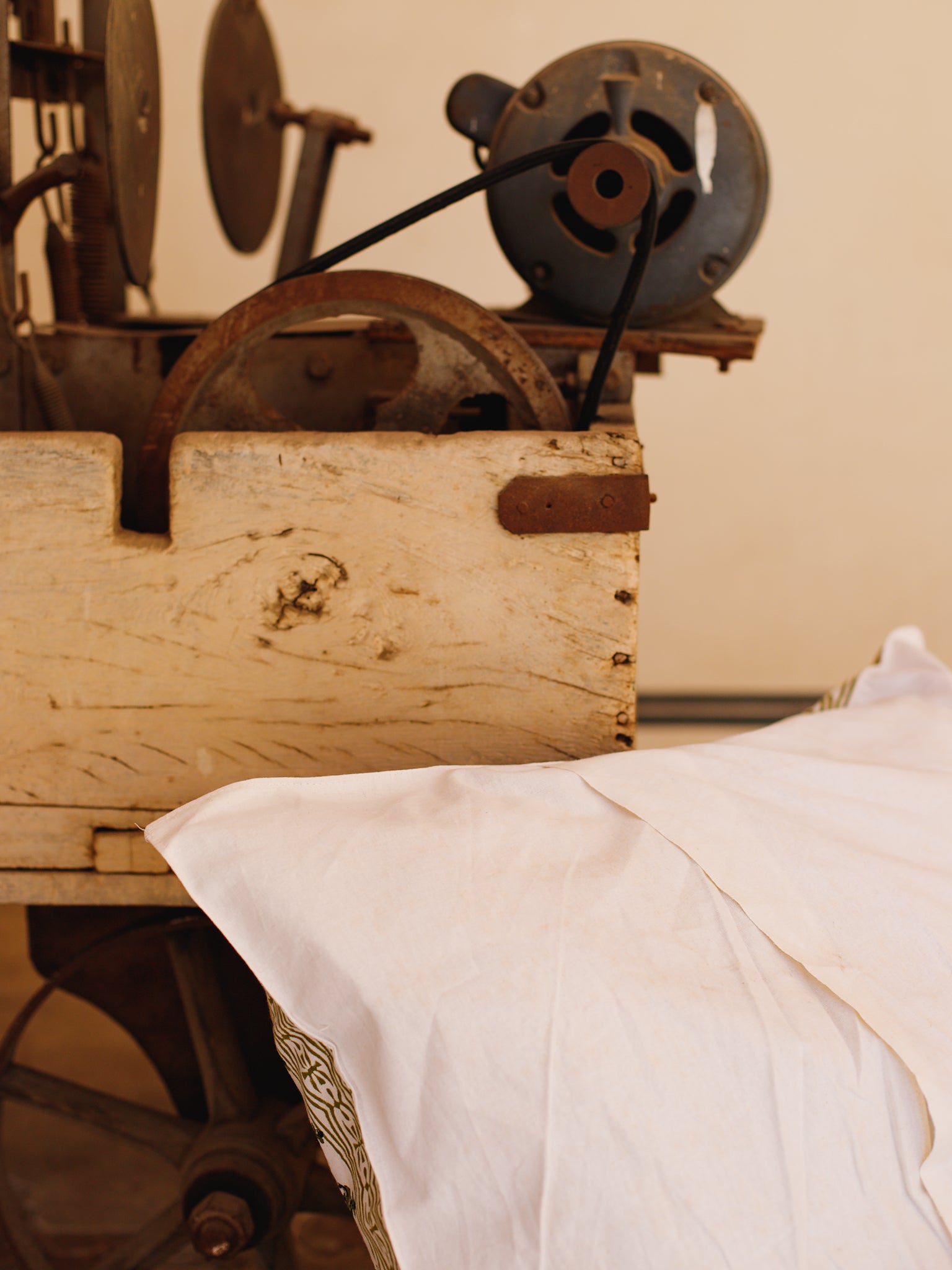 Cotton Cushion Cover Green Booti Block Print