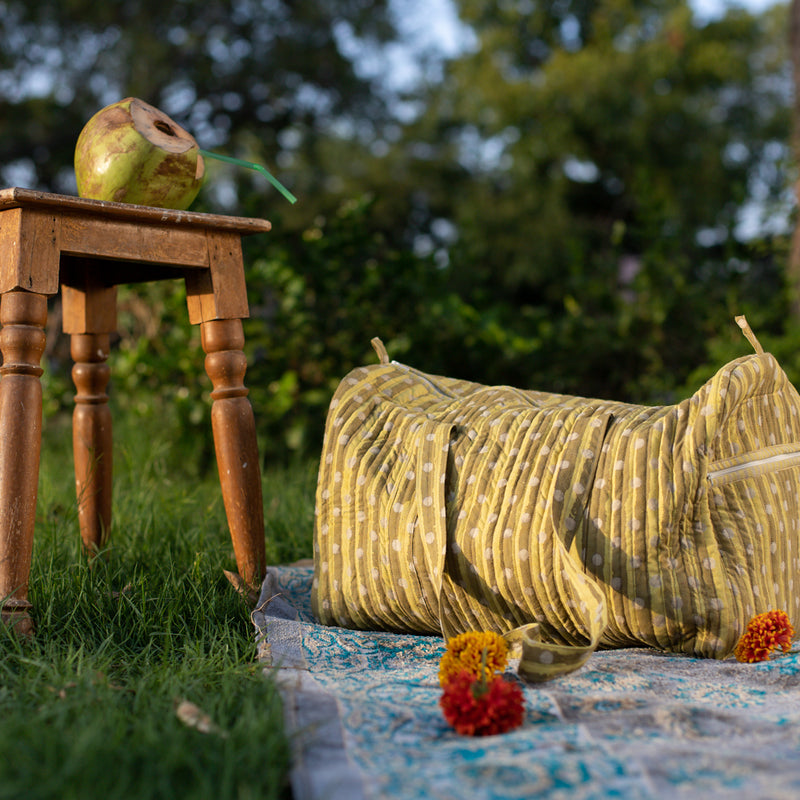 Polka Duffel Bag