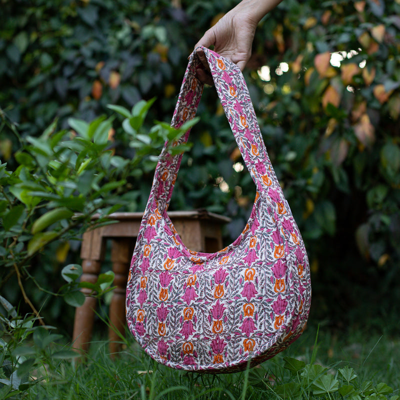 Pinky Peony Shoulder Bag