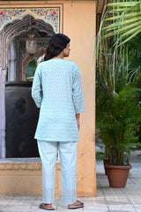 Tangy Blue Lounge wear Set 4