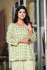 Yellow Autumn Co-ord Set 1