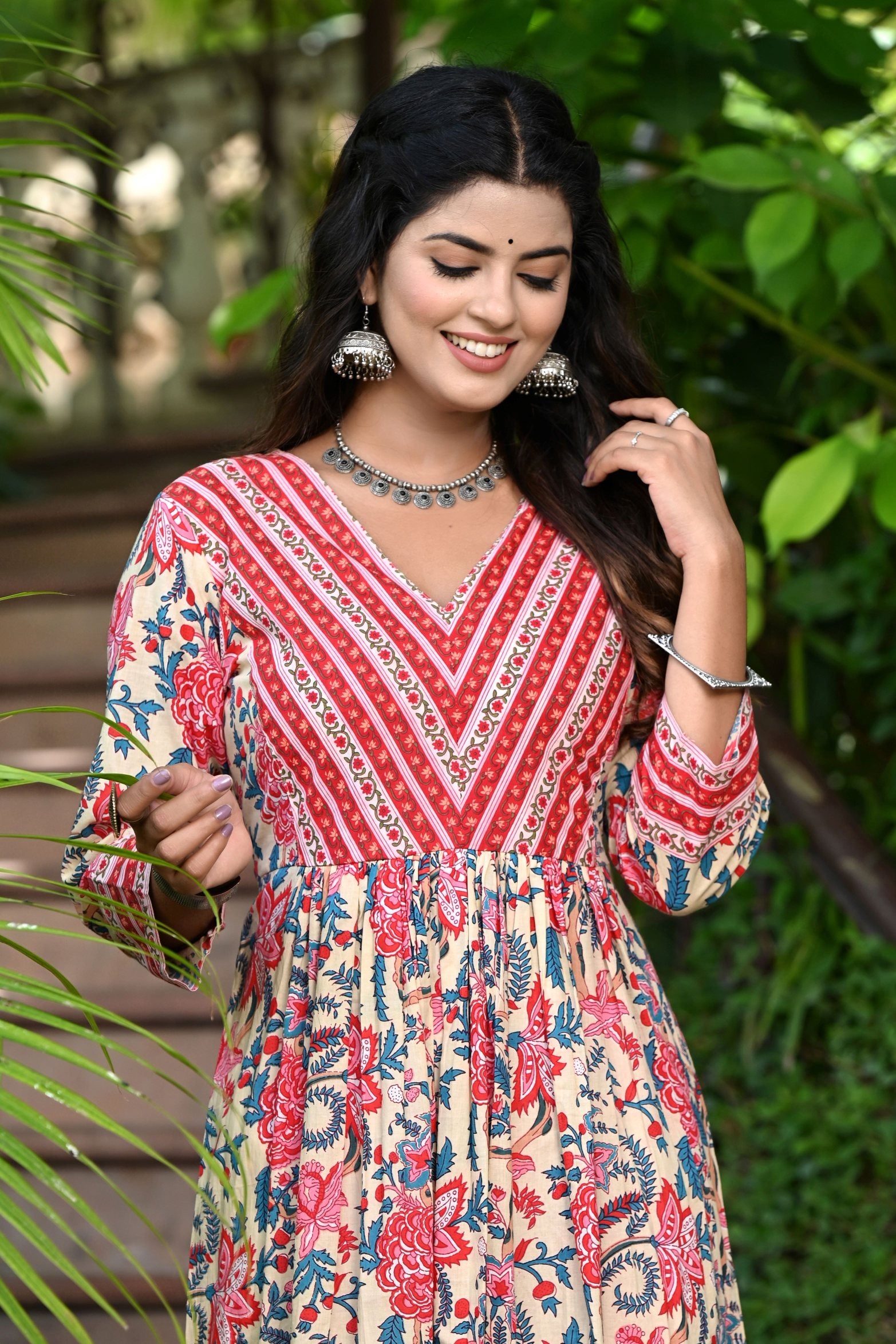 Tomatina Long Kurti 1