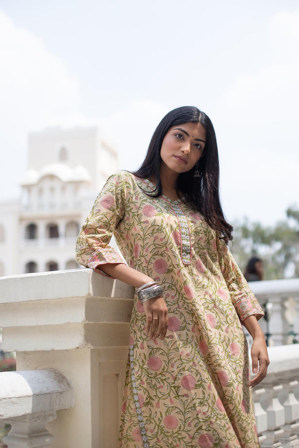 Wild Sunshine Straight Kurti 1