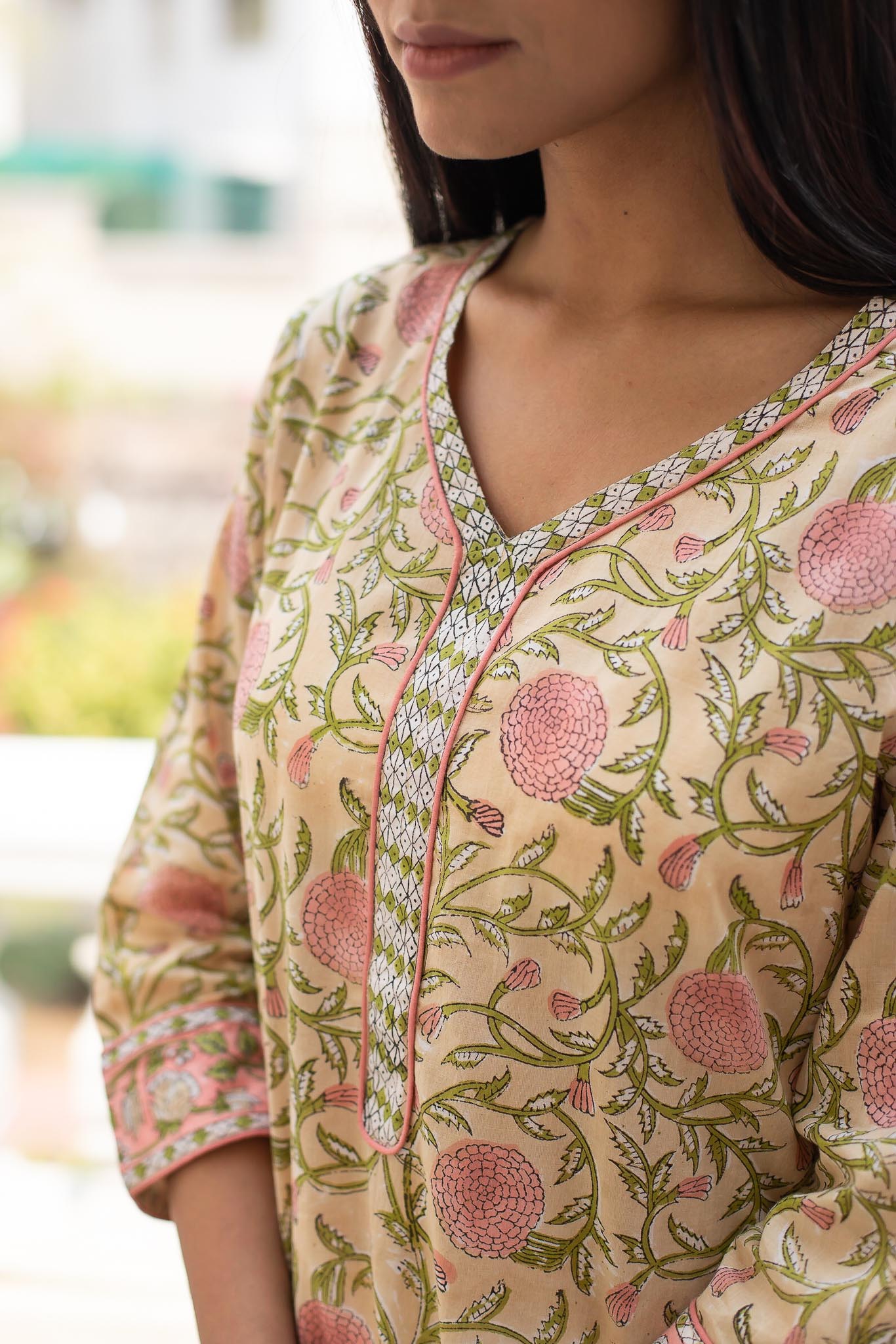 Wild Sunshine Straight Kurti 3