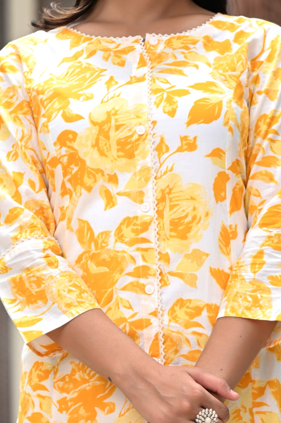 Sunshine Burst Straight Kurti 3