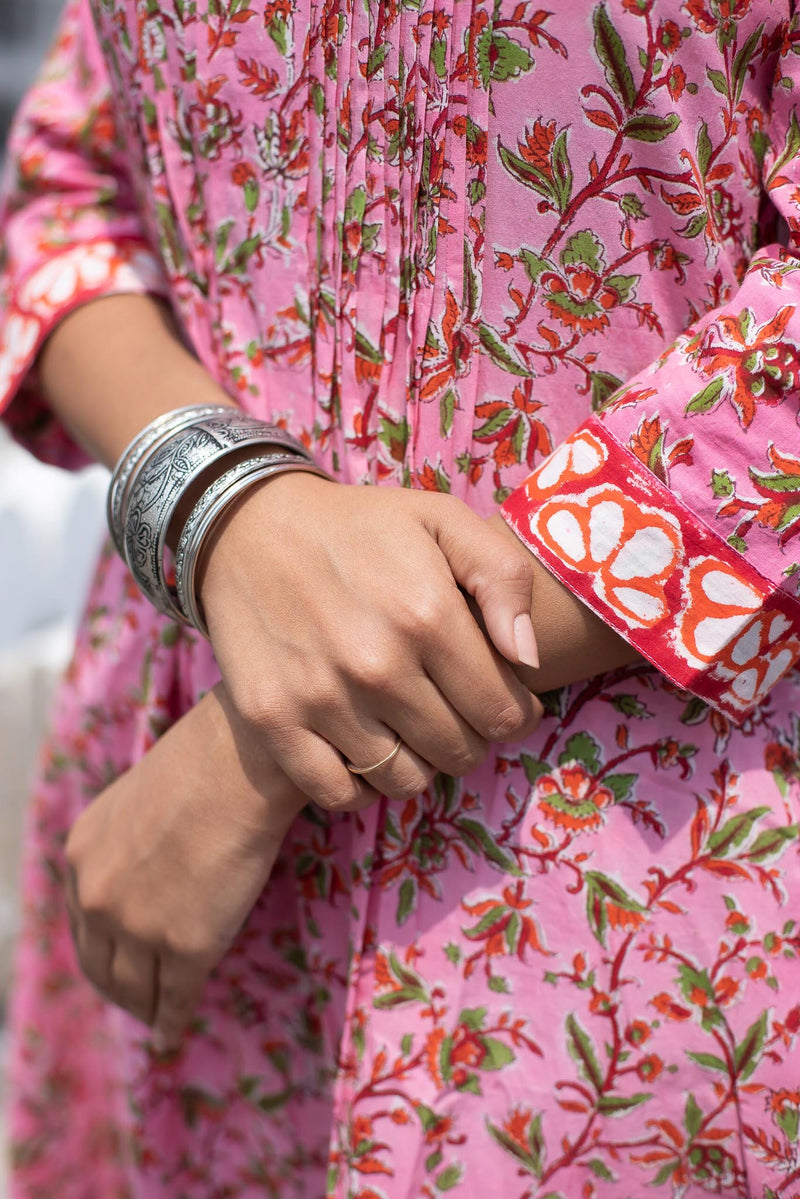Pink Pintex Cotton Kurti by Tthappa Chapai 3