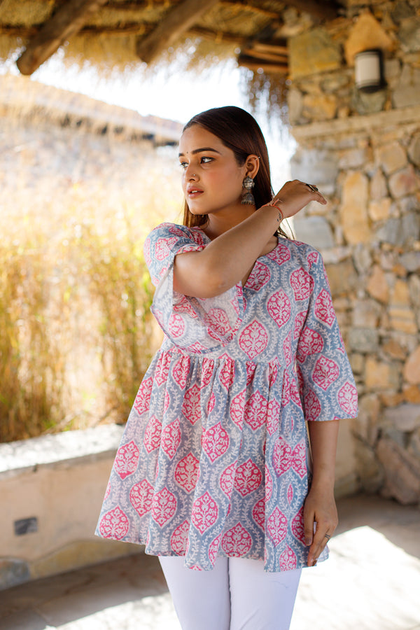 Zohra Cotton Short Kurta