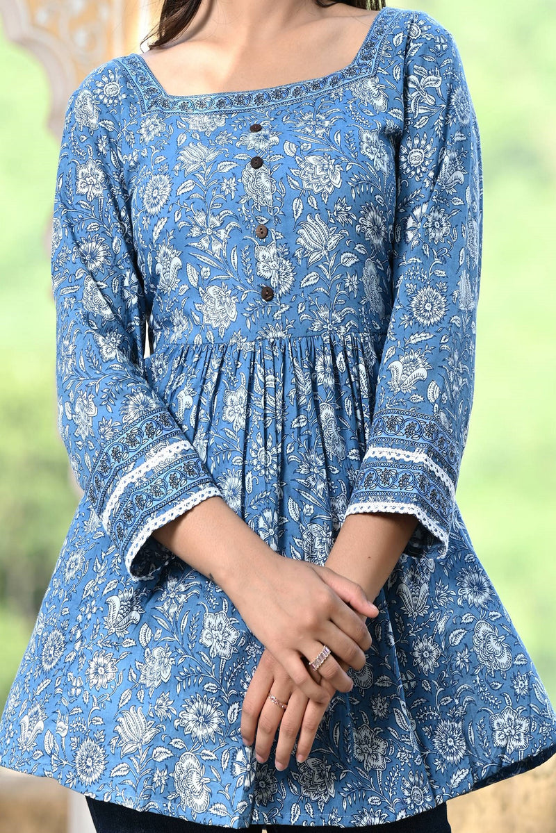 Blue Heaven Short Kurti