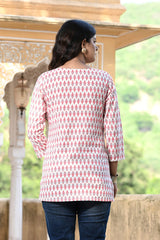 Pink Plum Short Kurti 2