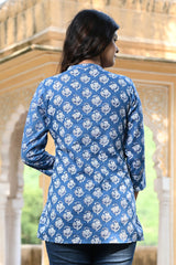 Blue Starling Short Kurti 3