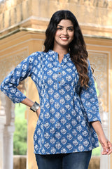 Blue Starling Short Kurti 2