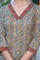 Golden Beet Short Kurti