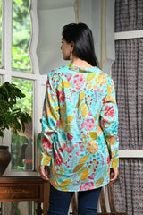 Basant Blue Women's Shirt 1