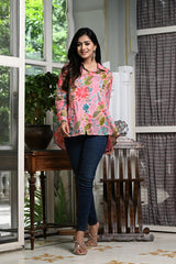 Satrangi Pink Women's Shirt 3