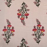 cotton  pink floral king size bedsheet
