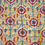 Cotton Mulmul Queen Size Jaipuri Razai Quilt - Grid Glamour