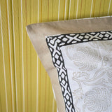 Cotton Cushion Cover Fern Leaf Boota Block Print