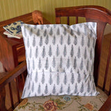 Cotton Cushion Cover Pine Leaf Boota Block Print
