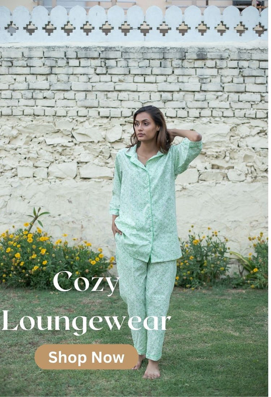 ethnic rajasthan night suit loungewear