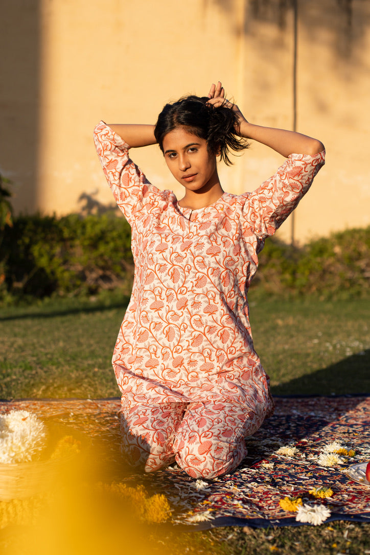 Pulpy Pomegranate Nightsuit