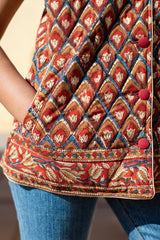 Zarozi Quilted Sleeveless Jacket