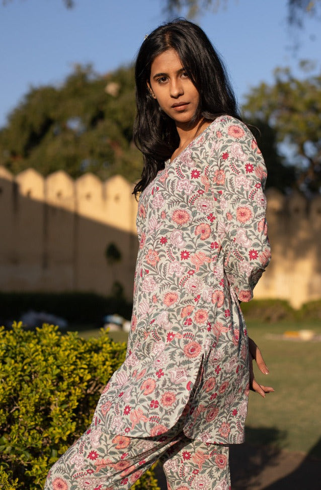 Basant Floral Nightsuit