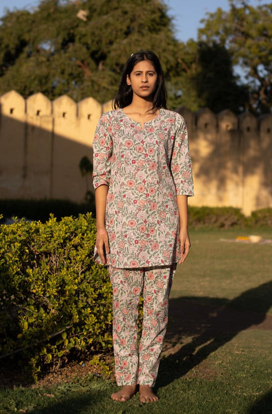 Basant Floral Nightsuit