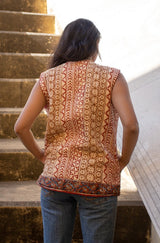 Rosewood Quilted Sleeveless Jacket