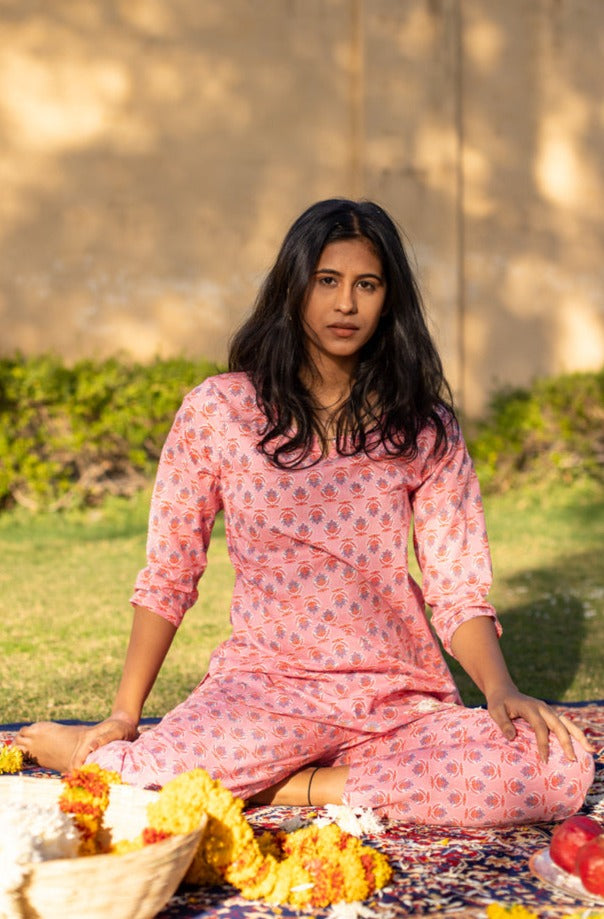 Pink Plateau Nightsuit