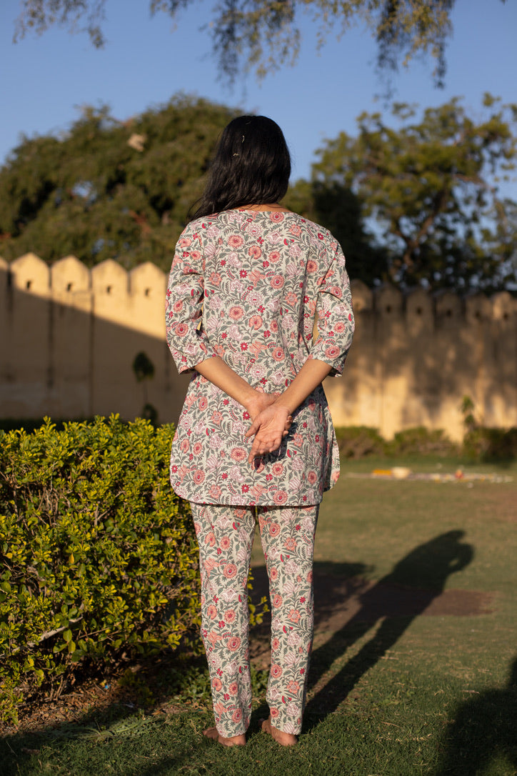 Basant Floral Nightsuit