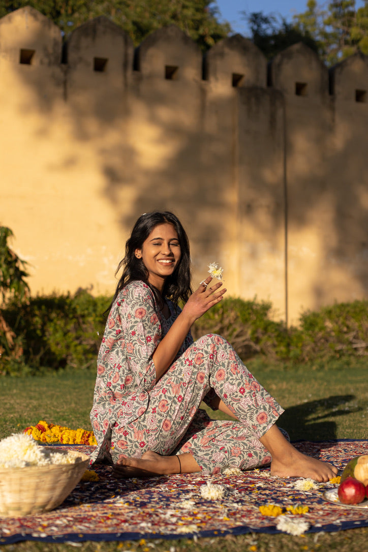 Basant Floral Nightsuit
