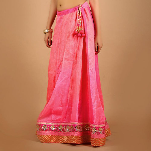 Kota Silk Lehnga with Gota Work Border (299078615080)