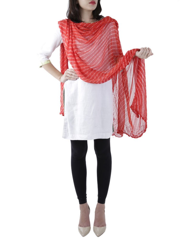 Bandhej Mothra Dupatta / Scarf Chiffon (8300533505)