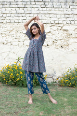 Peppy Blue Lounge Wear Set