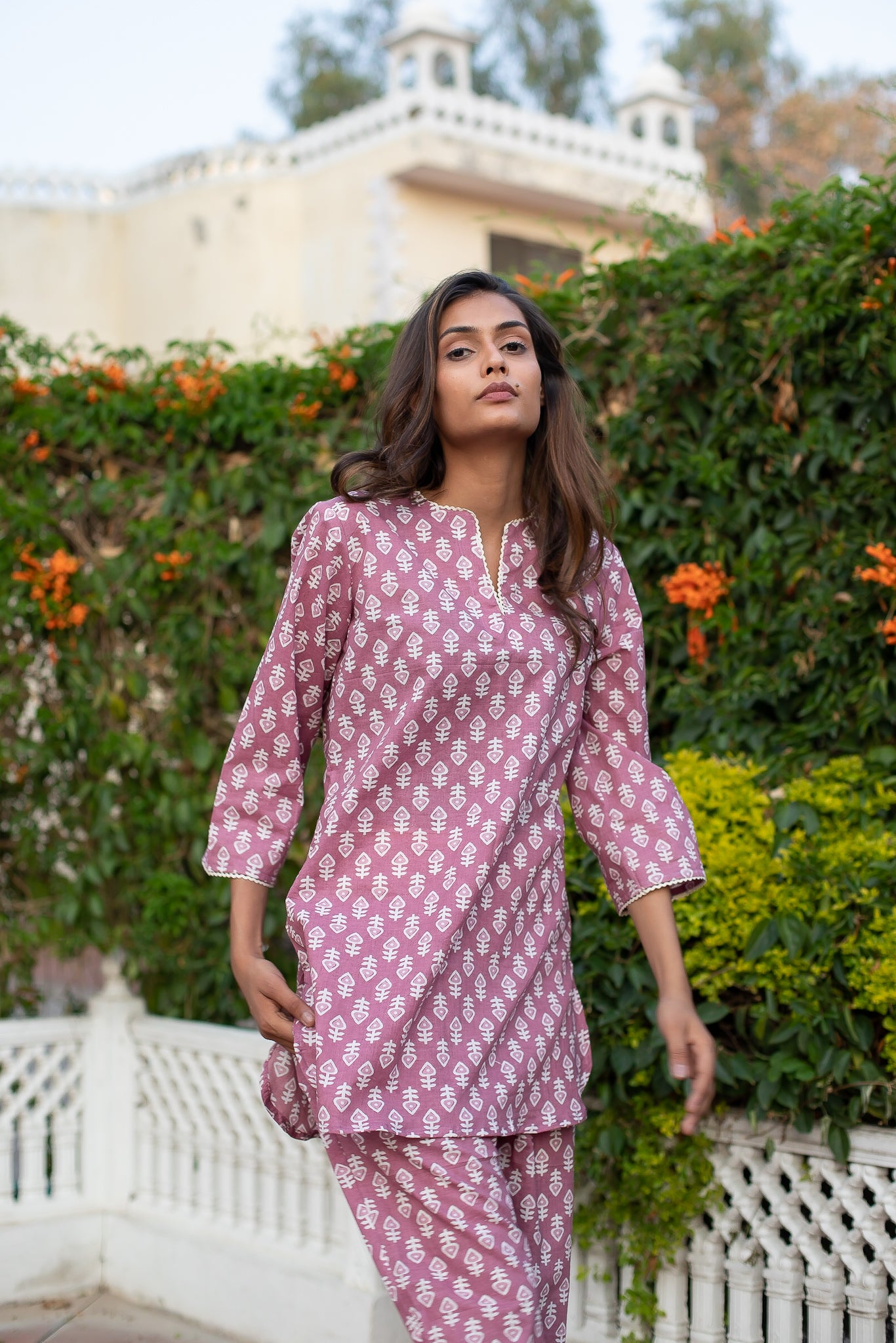 Peony Blush Lounge Wear Set 1