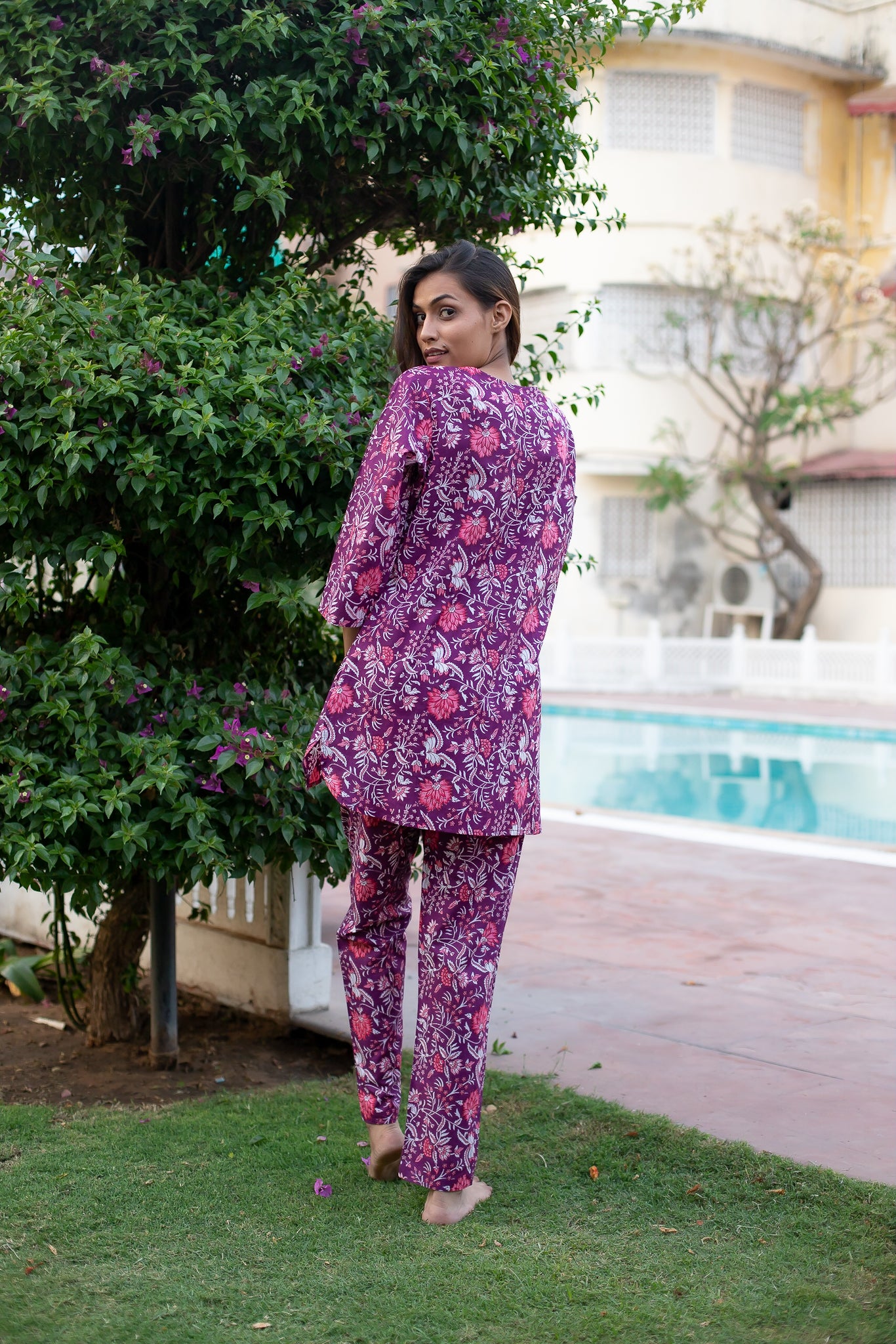 Majestic Purple Lounge Wear Set 1