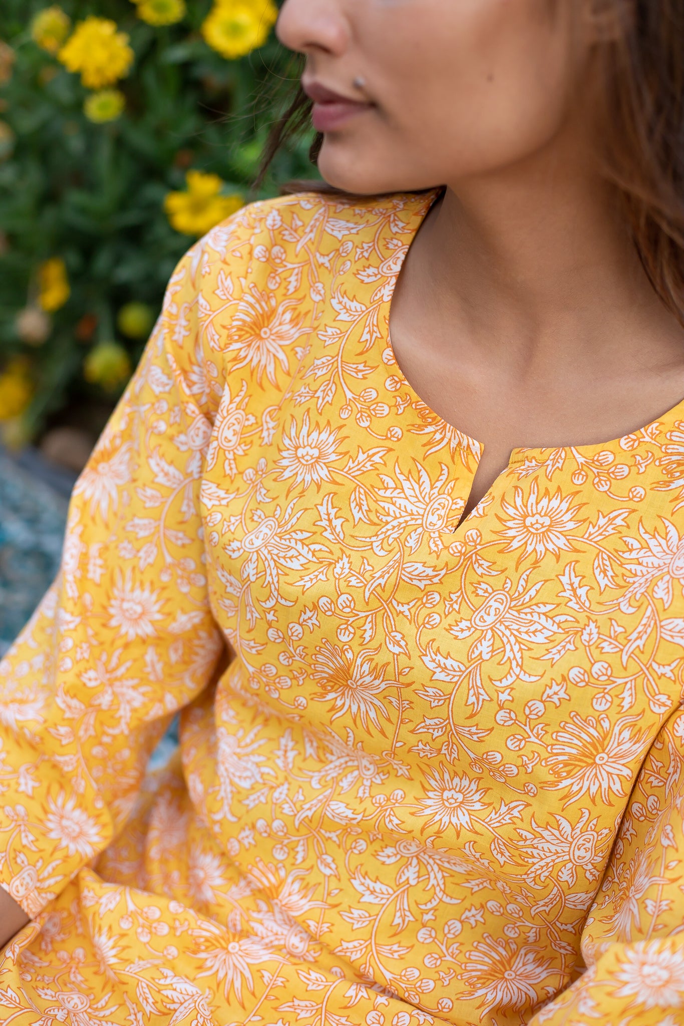 Marigold Yellow Lounge Wear Set 2