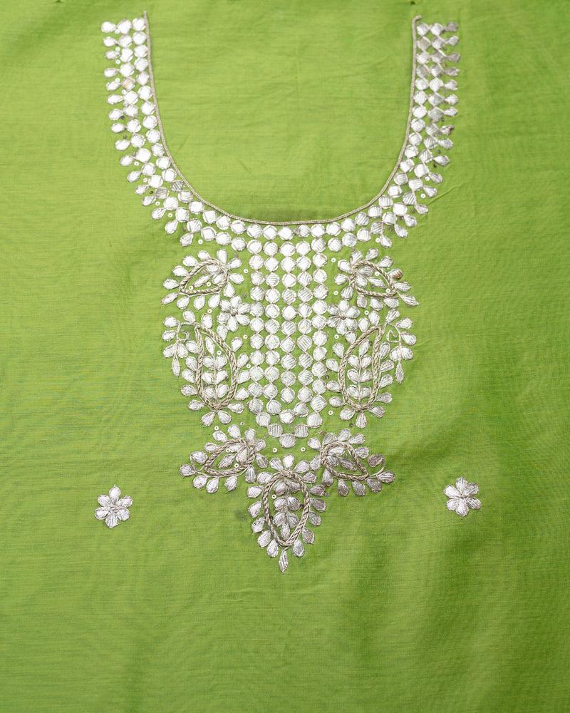 Kurti Unstitched Gota Patti Chanderi 1 (3548048385)