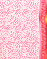 Cotton Unstitched Suit Cotton Dupatta Yellow Pink Booti Block Print 4 (6741644836963)