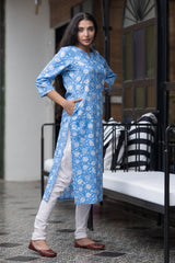 Blue Moon Cotton Kurta 3 (6846743248995)