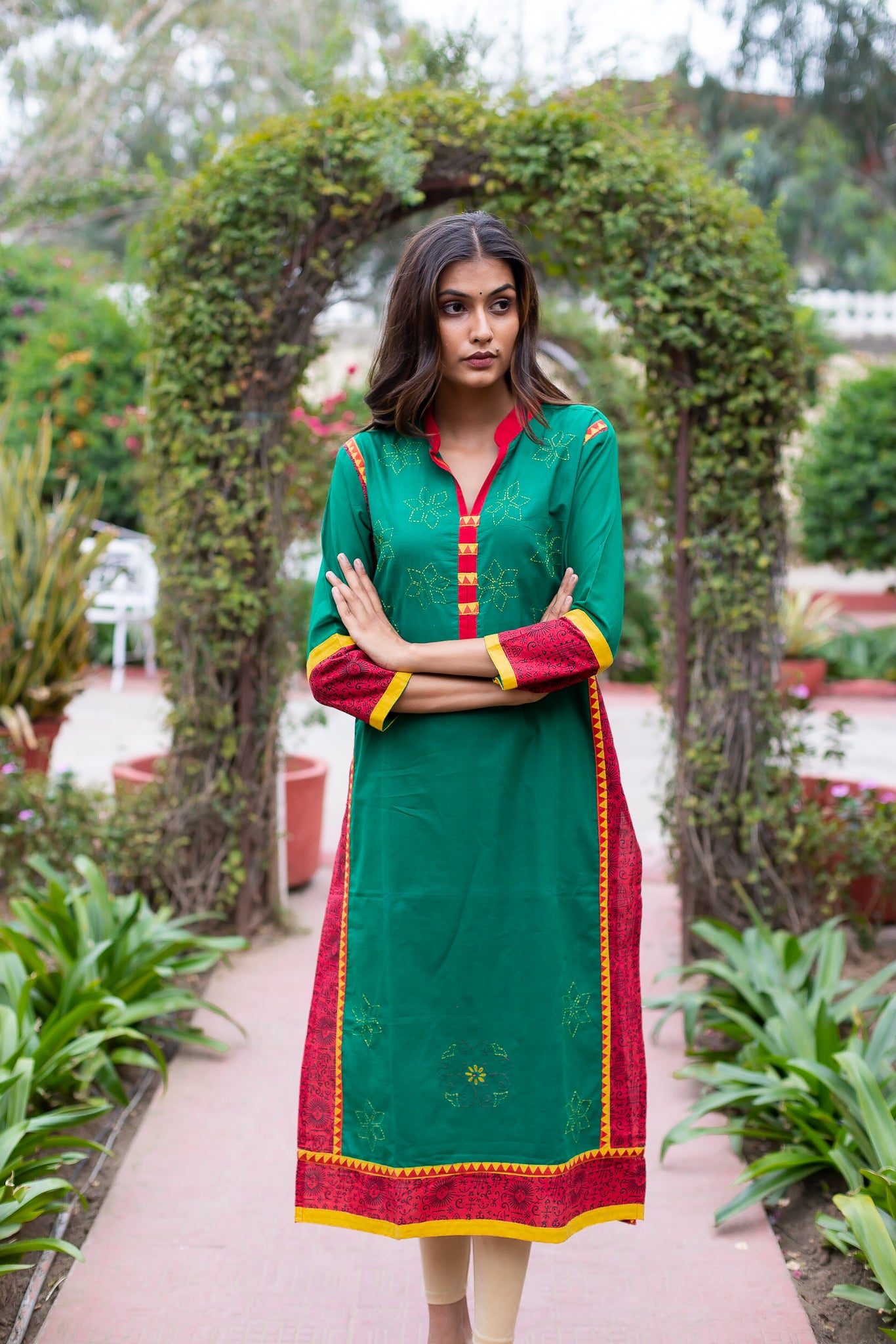 Cotton Embroidery Kurti