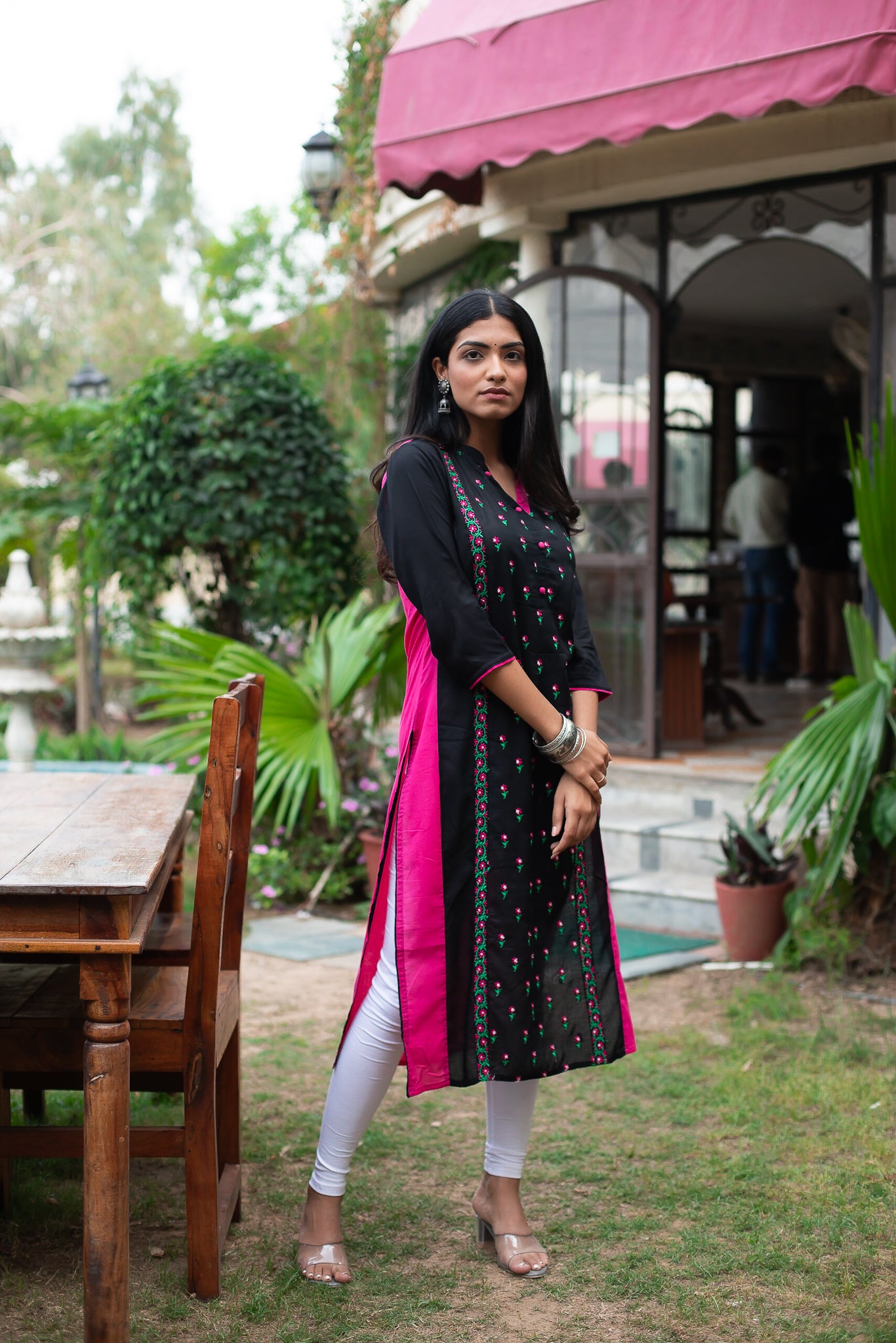 Modal Cotton Embroidery Floral Kurti 2