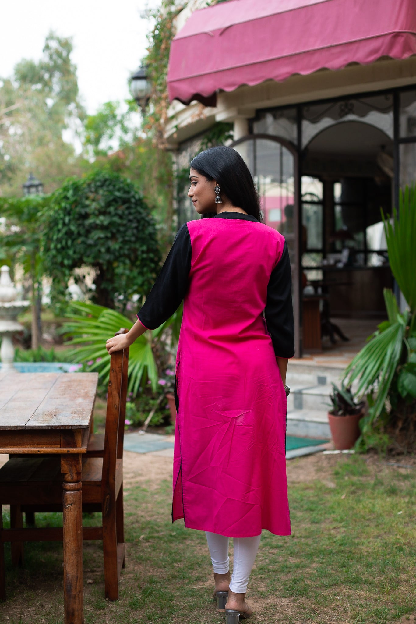 Modal Cotton Embroidery Floral Kurti 1