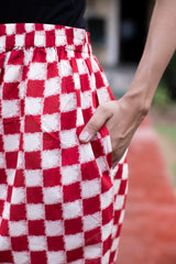 Cotton Straight Palazzo Checks Block Print 4